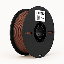 Filetto PLA+ 3D Filament – 1.75mm – 1KG – AMS Uyumlu - KAHVERENGİ